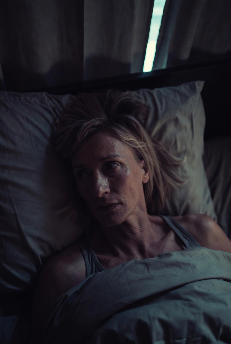 Sarah before - struggling to sleep